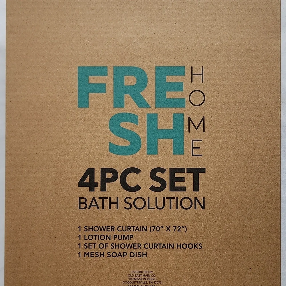 Fresh Home 4pc Bath Accessory Set